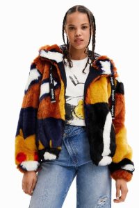 Desigual Oversize plush Naisten Takki | PQETS2734