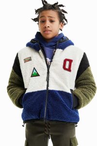 Desigual Oversize reversible fleece Poikien Takit | MWXBD2701