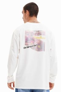 Desigual Oversize yin-yang Miesten Pikeepaita | MPVIQ2709