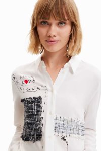Desigual Patchwork and flower Naisten Topit | HCNMX5908