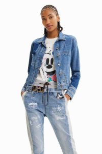Desigual Patchwork denim Naisten Takki | TJFPY6829