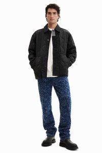 Desigual Patchwork quilted overshirt Miesten Takit | NXRMI8021