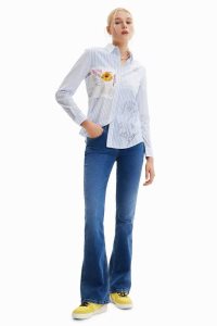 Desigual Patchwork striped Naisten Topit | IOWLS8310