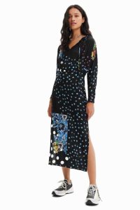Desigual Polka dot midi Naisten Haalari | MVKZG2789