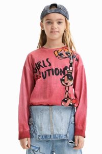 Desigual Powerpuff Girls Tytön T Paidat | UNJME7389