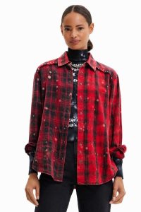 Desigual Punk tartan Naisten Topit | JMFWA9075