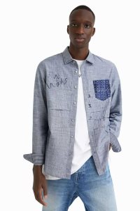 Desigual Raidallinen Miesten Paidat | YFQXK1526