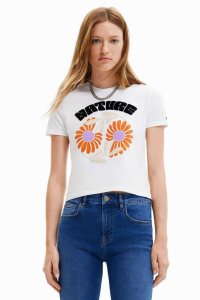 Desigual Save Nature floral Naisten T Paidat | ZXWIS3524