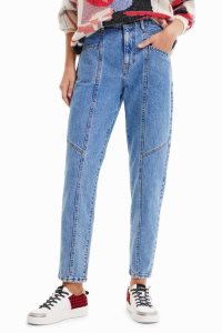 Desigual Seamed mom Naisten Farkut | BTMEL3120