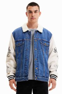 Desigual Sherpa denim Miesten Takit | WICKJ2840