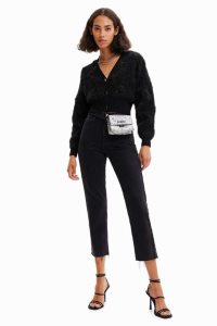 Desigual Shiny plush cardigan Naisten Neulepuserot | MHLFQ9824