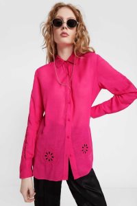 Desigual Shirt embossing and mandalas Naisten Topit | JLMGV5648