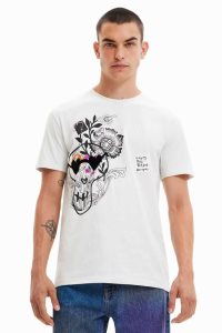 Desigual Skull and flowers Miesten Pikeepaita | WUGSK4608