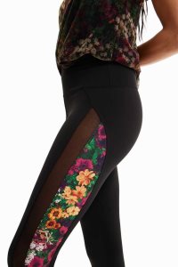 Desigual Slim floral leggings Naisten Puserot | WBTIP2536