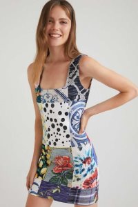 Desigual Slim patch square neckline Naisten Haalari | ETOIB7325