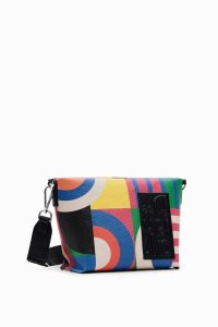 Desigual Small colourful geometric Naisten Crossbody Laukut | MLFVS3029