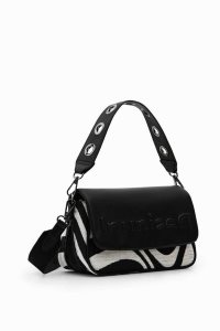Desigual Small half-logo zebra Naisten Crossbody Laukut | ZONJX5769