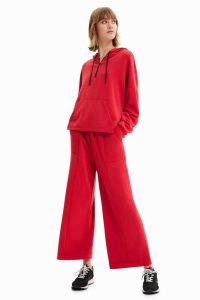 Desigual Soft-touch wide-leg trousers Naisten Leggingsit | TBMFY1427