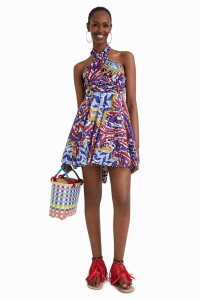 Desigual Stella Jean short bow Naisten Haalari | RQLJE0389