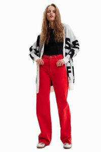 Desigual Suoraan cropped Naisten Farkut | FAGPX1389