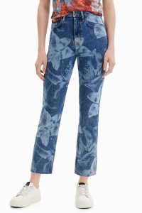 Desigual Suoraan cropped Naisten Farkut | FDQUH1750