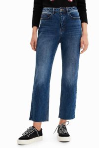 Desigual Suoraan cropped Naisten Farkut | THMXO1489