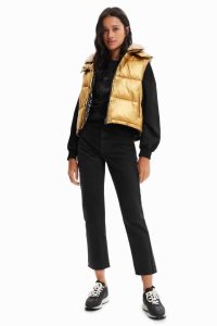 Desigual Suoraan cropped Naisten Farkut | YHZUB7548