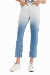 Desigual Suoraan cropped degrade Naisten Farkut | TCBVP9203