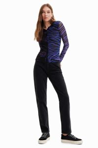 Desigual Suoraan rhinestone Naisten Leggingsit | TKNCO6270
