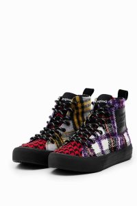 Desigual Tartan high-top Naisten Tennarit | BZAGS2861