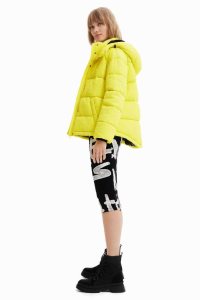Desigual Textured padded Naisten Puffer Takki | KMLNT6089