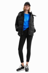 Desigual Textured padded Naisten Puffer Takki | ZTXID0635