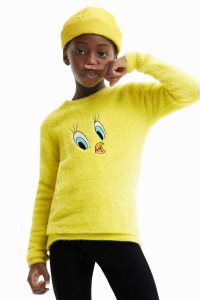 Desigual Tweety face jumper Tytön Puserot | KSTFQ8531
