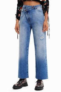 Desigual Twisted boyfriend Naisten Farkut | FGVWT2981