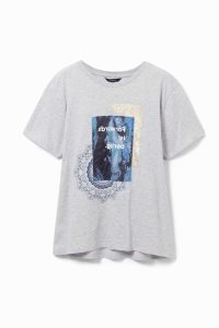 Desigual patch message and print Naisten T Paidat | GFWLI4832